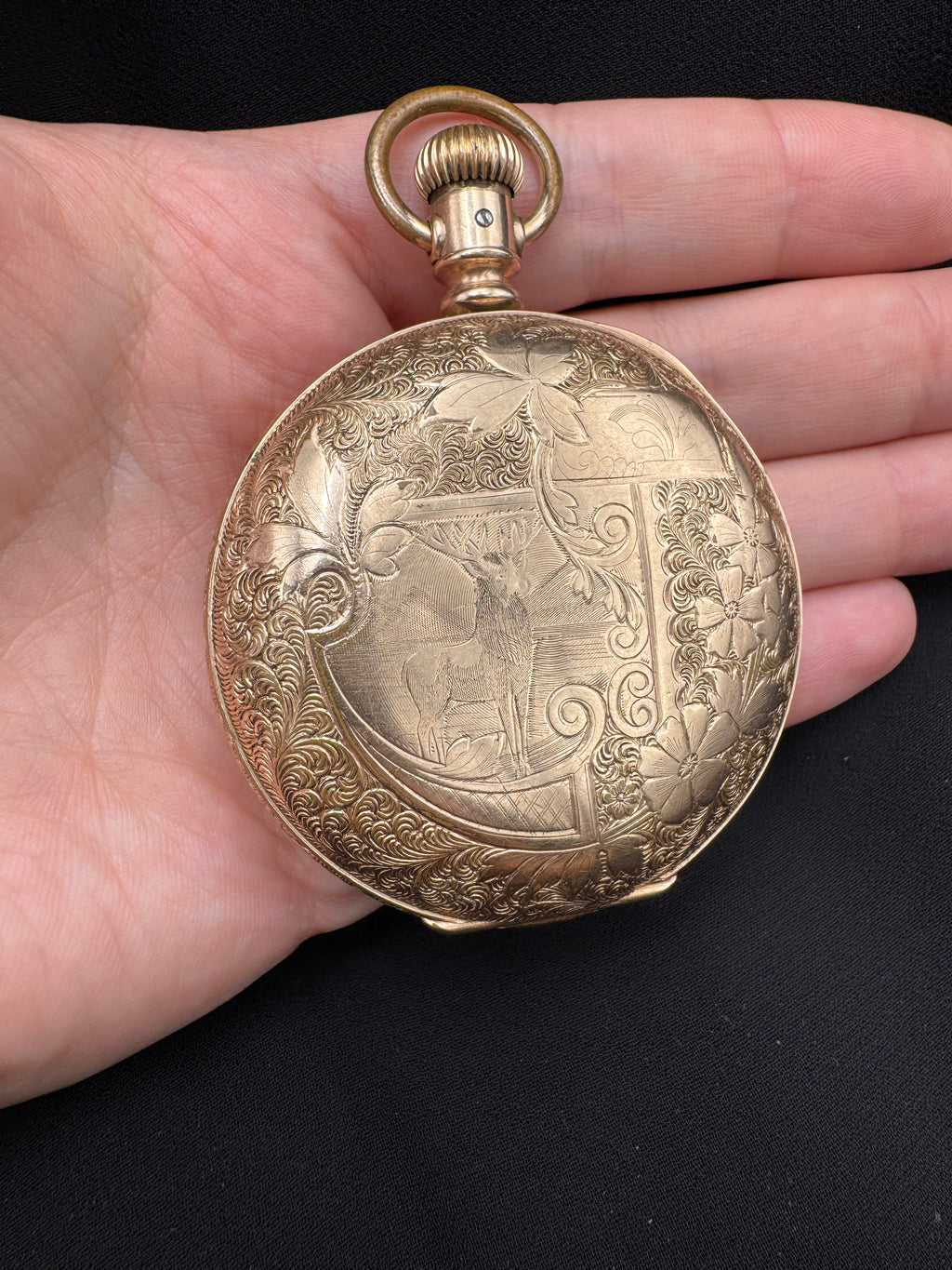 1893 American Waltham Pocket Watch – Gold Filled Hunter Case