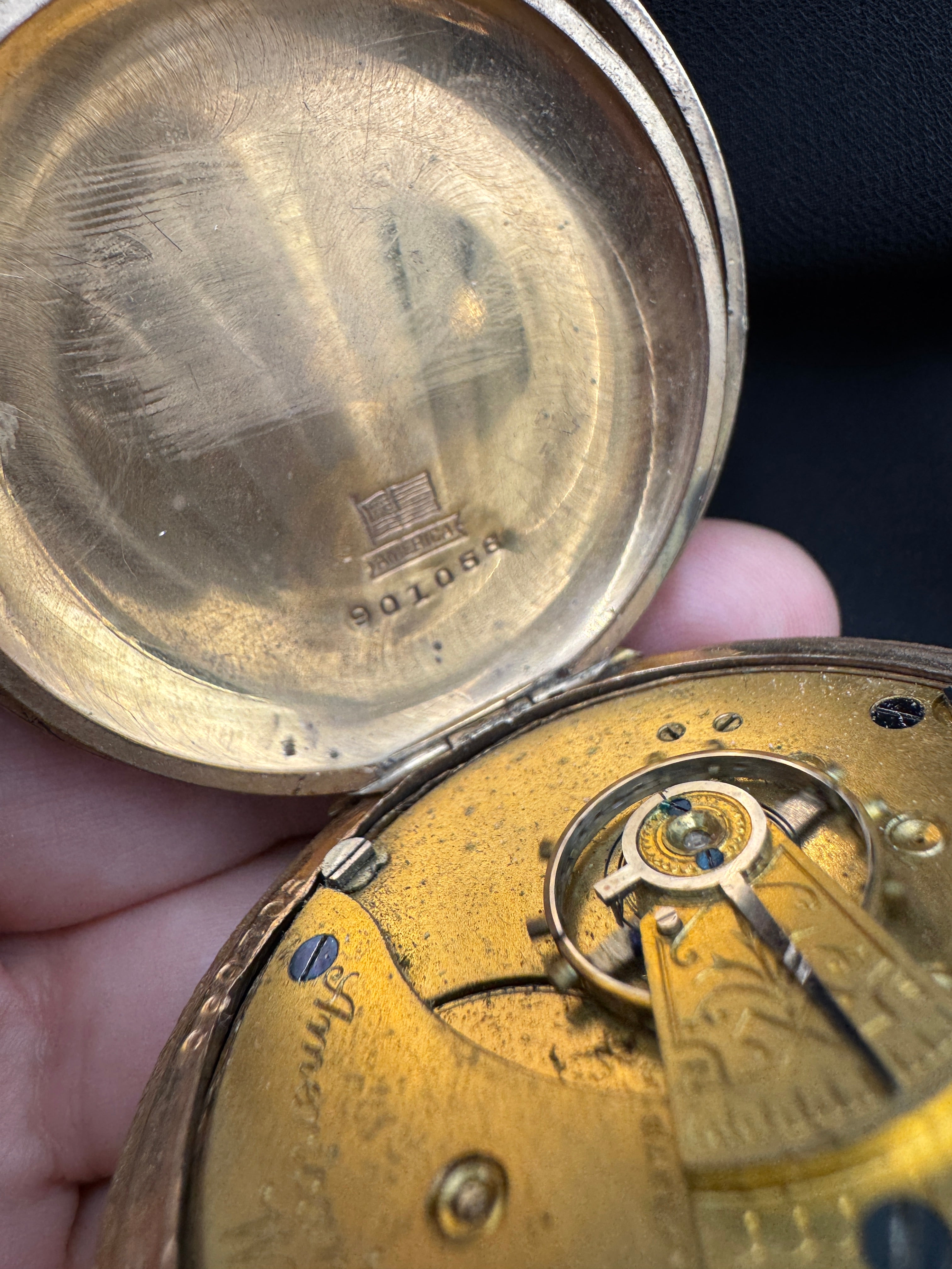 1893 American Waltham Pocket Watch – Gold Filled Hunter Case