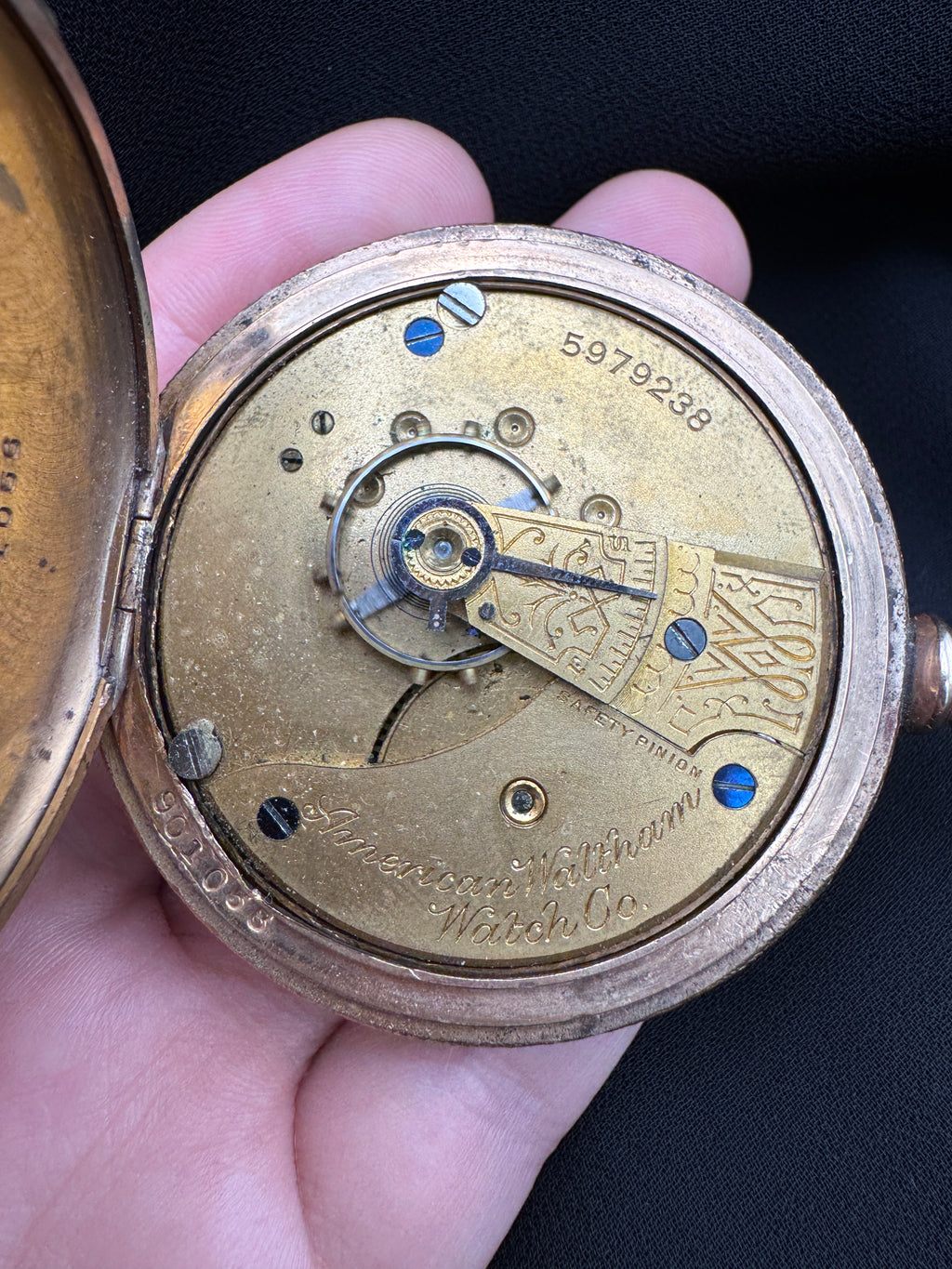 1893 American Waltham Pocket Watch – Gold Filled Hunter Case