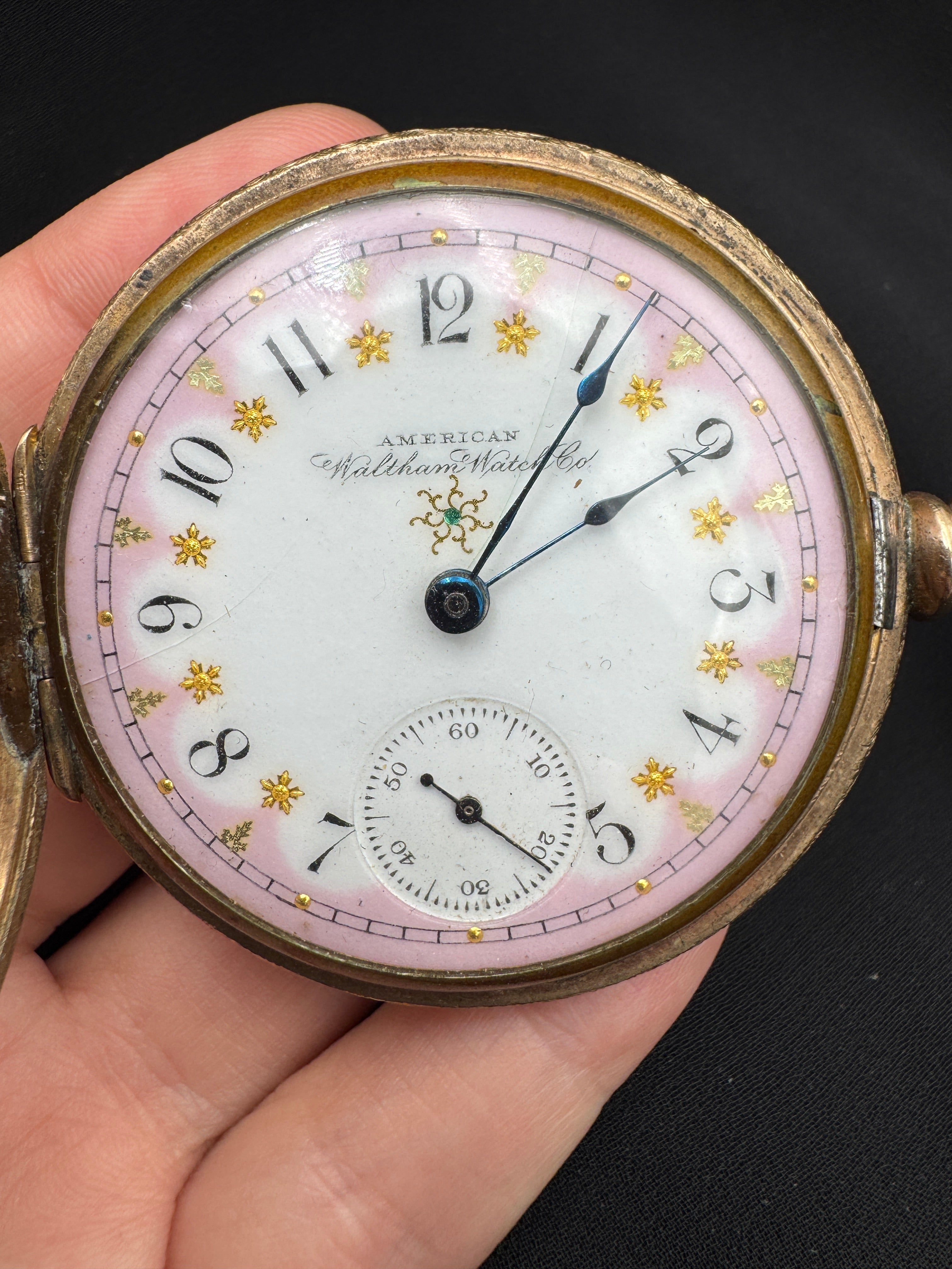 1893 American Waltham Pocket Watch – Gold Filled Hunter Case