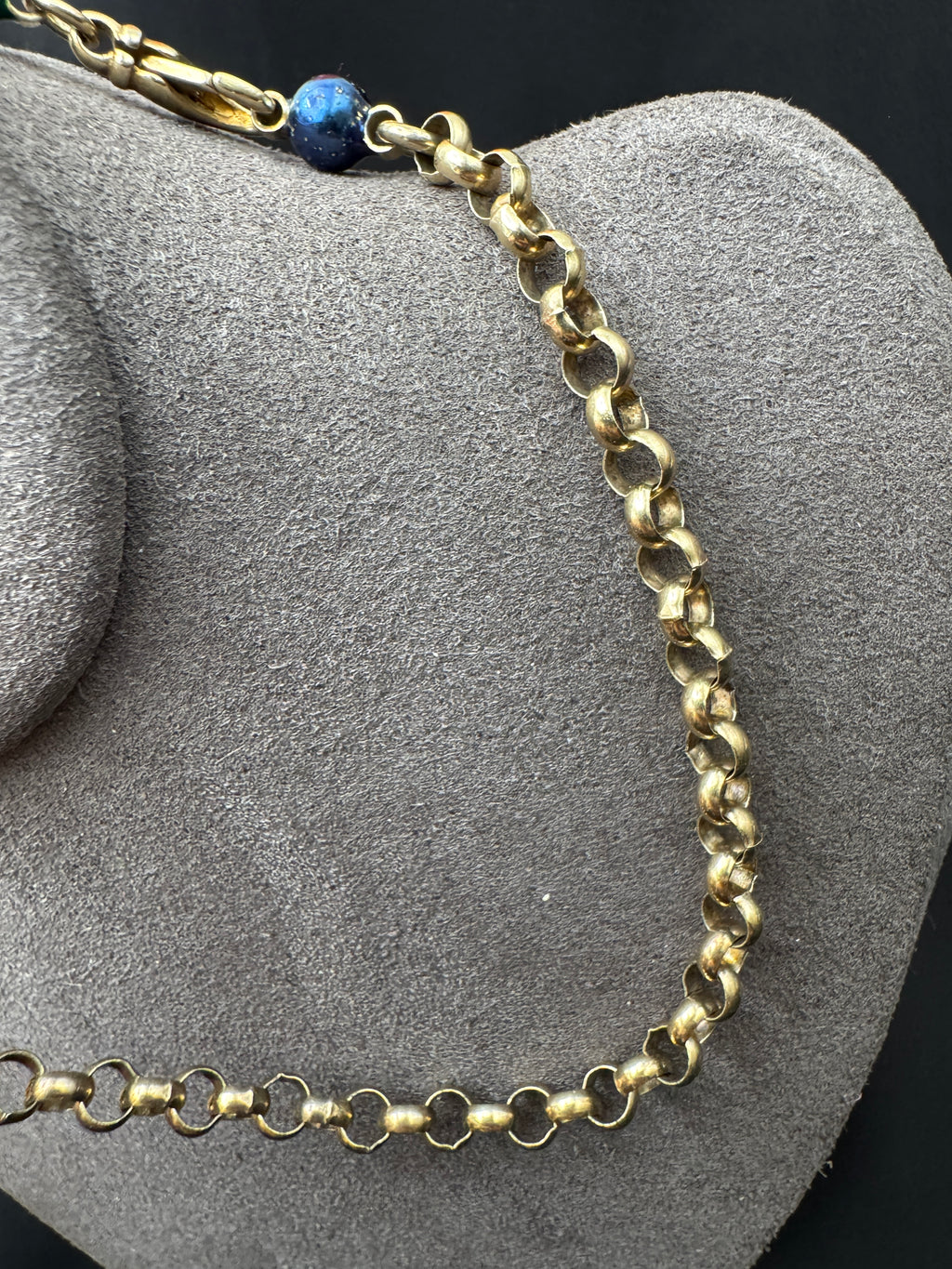 Vintage Italian Sterling Silver Enamel Necklace