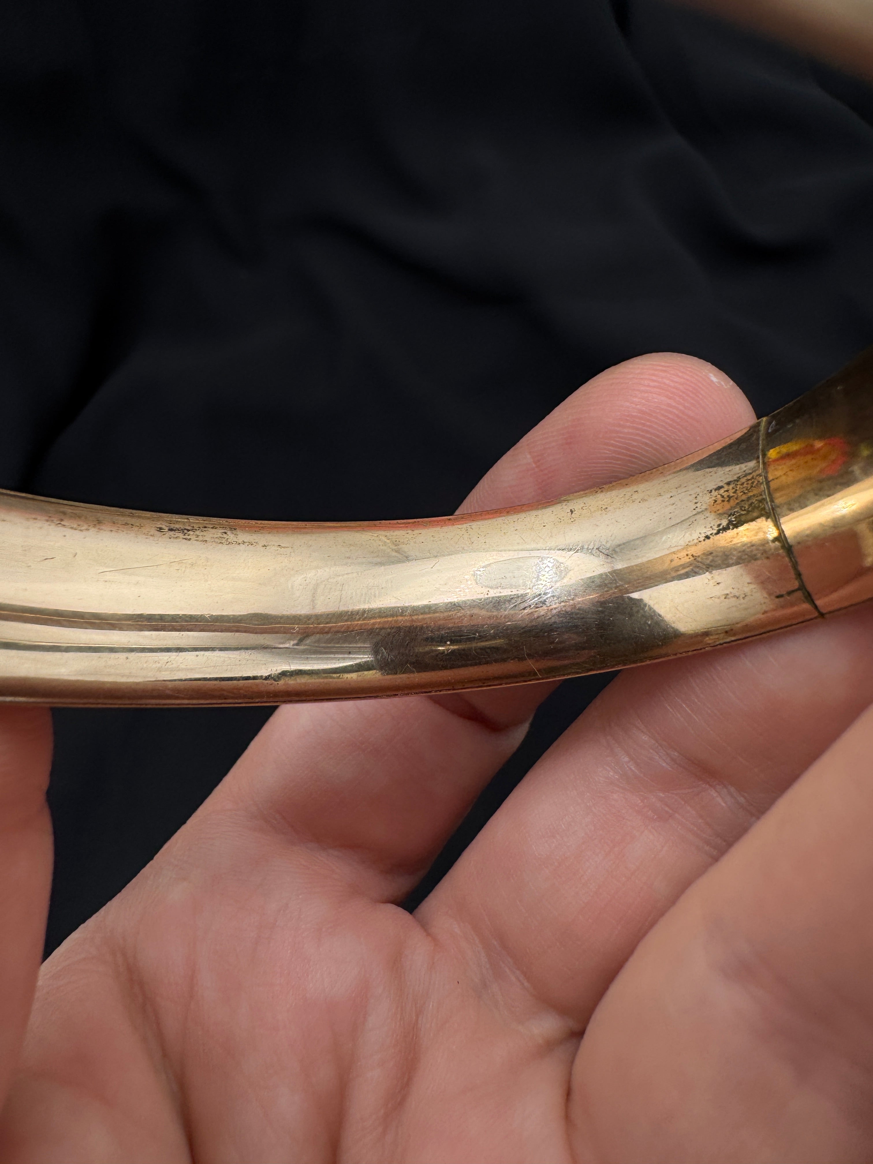 Antique Victorian Gold Filled Hinged Bangle Bracelet