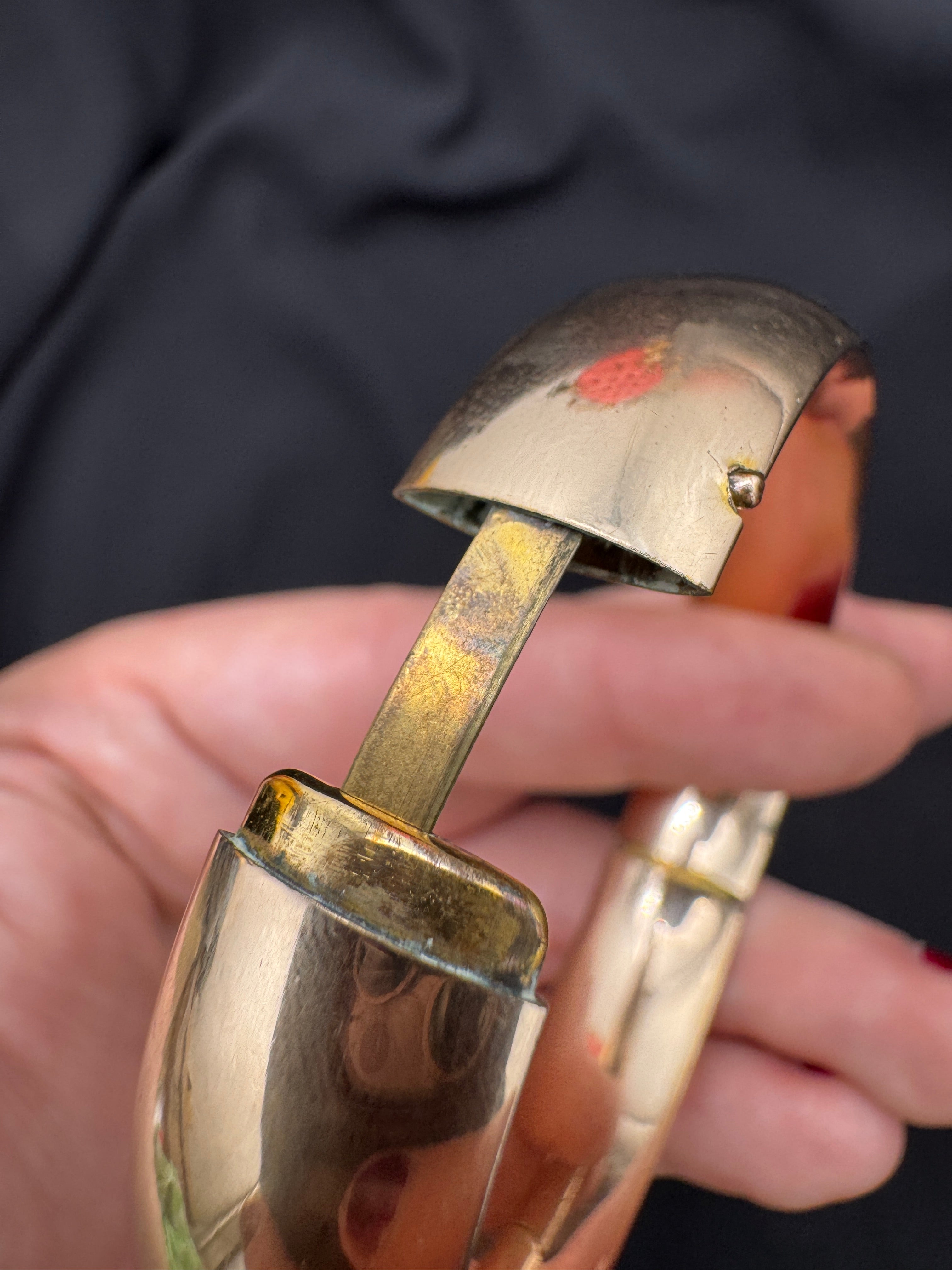 Antique Victorian Gold Filled Hinged Bangle Bracelet